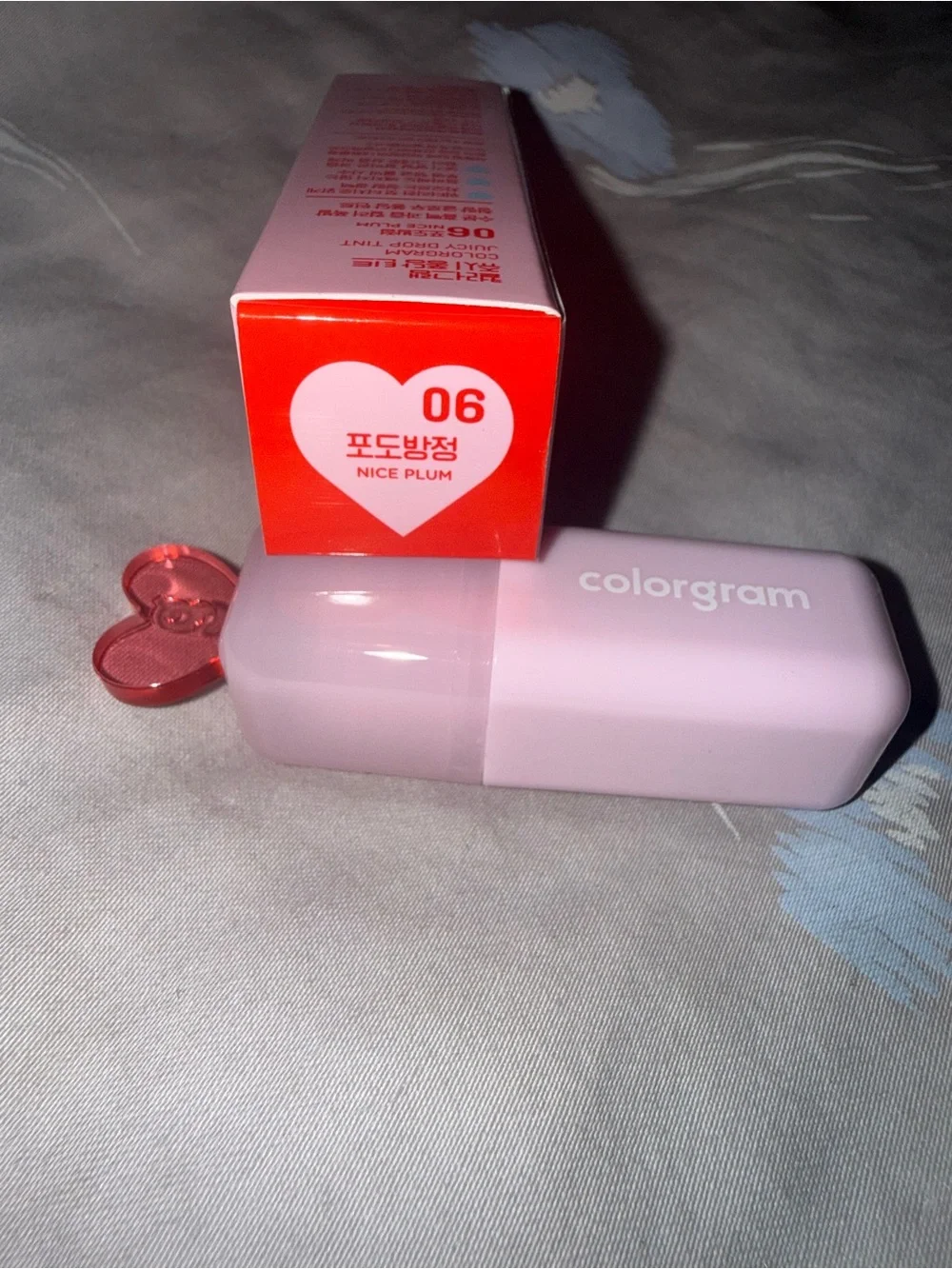 colorgram Juicy Drop Tint Lip Tint 06 Nice Plum Gloss Liquid 0.14 oz